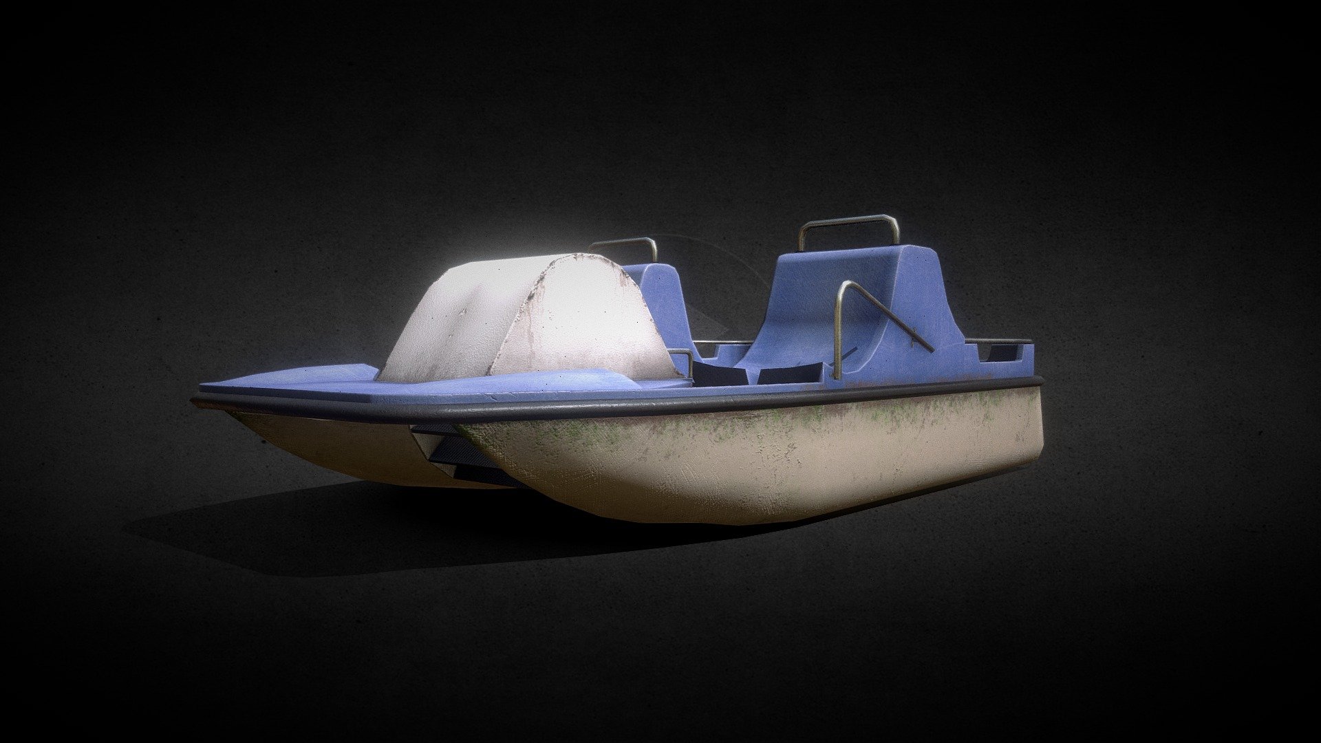 Paddle boat 3d model