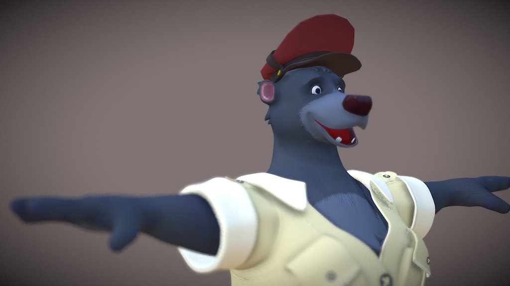 Talespin Baloo 3d model