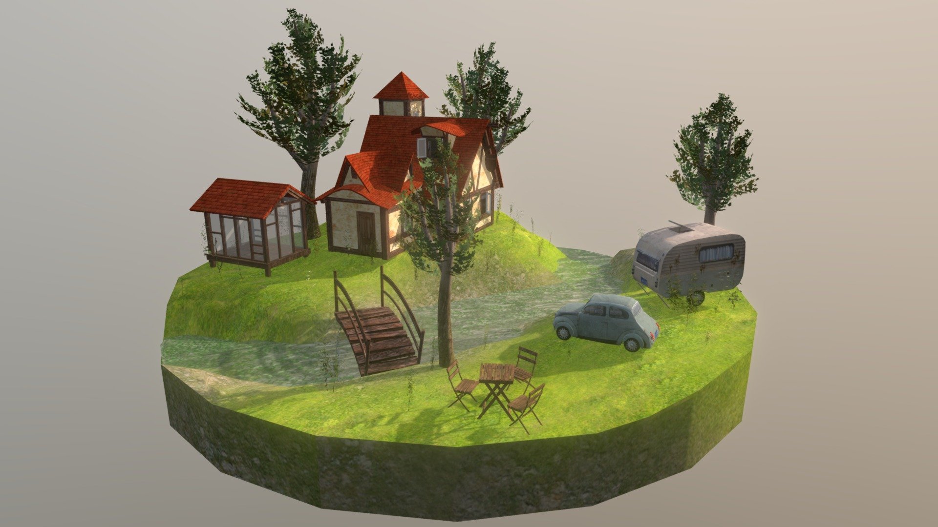 1ANI09_WielandtsLena_Diorama 3d model