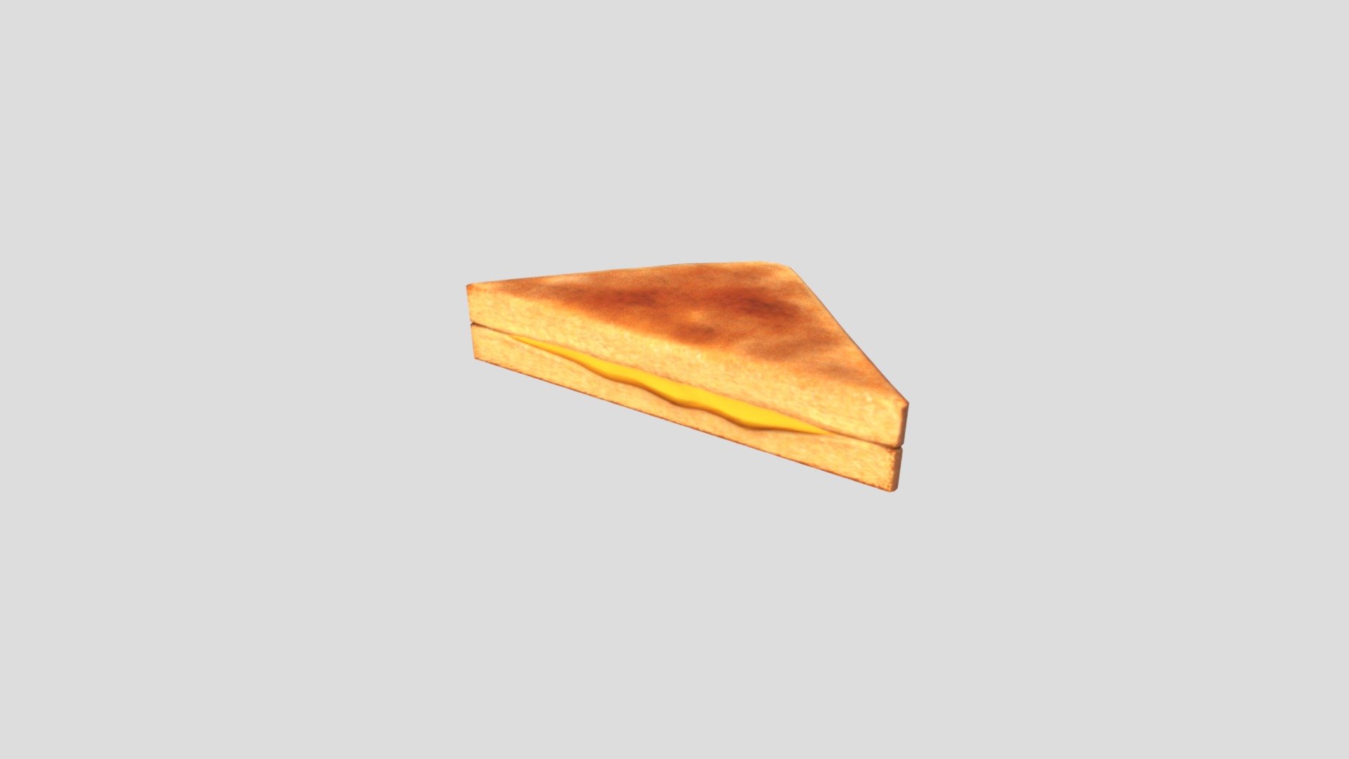 Grilled Cheese Sandwich 3d model