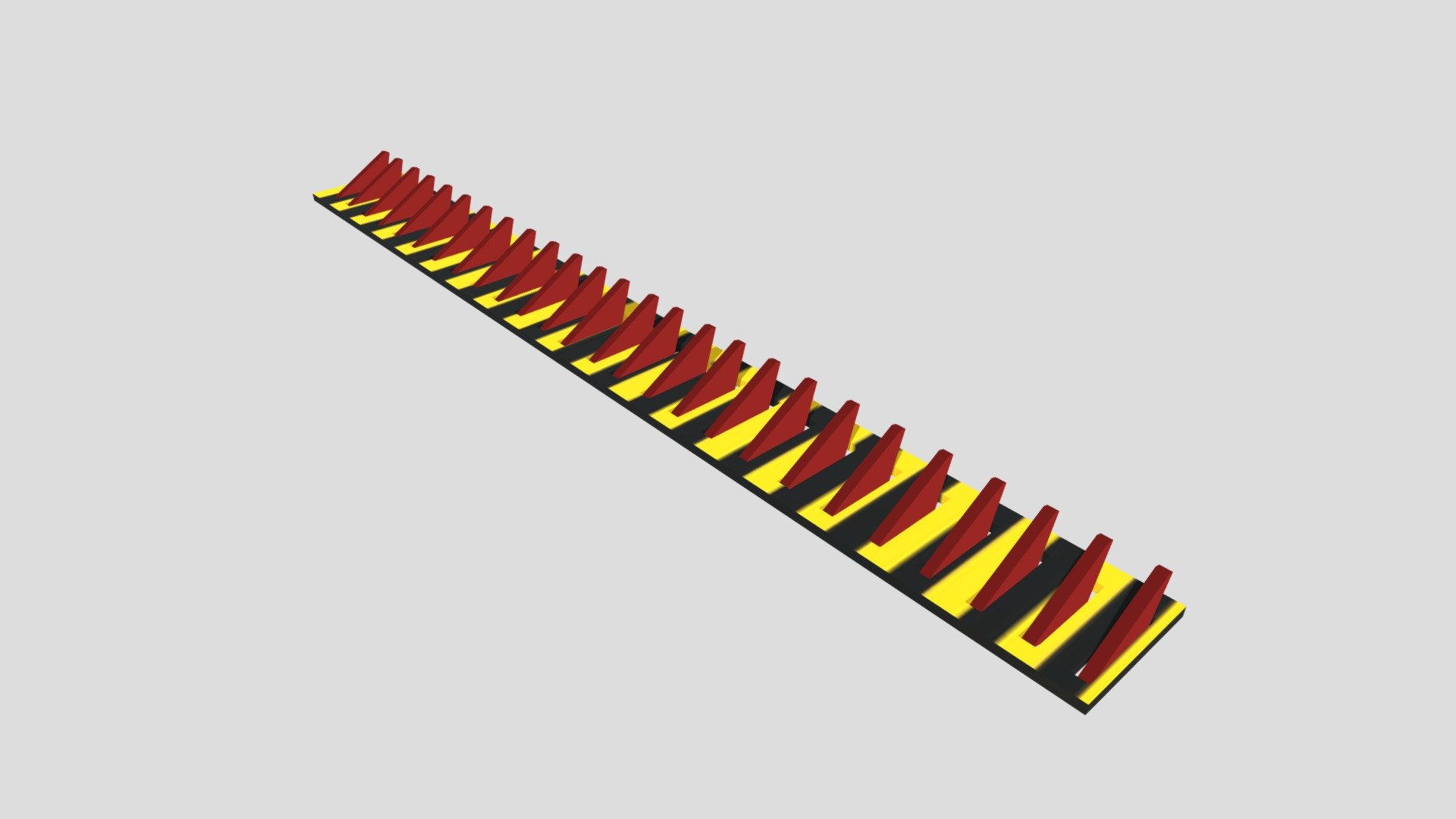 Traffic Spikes 3d model