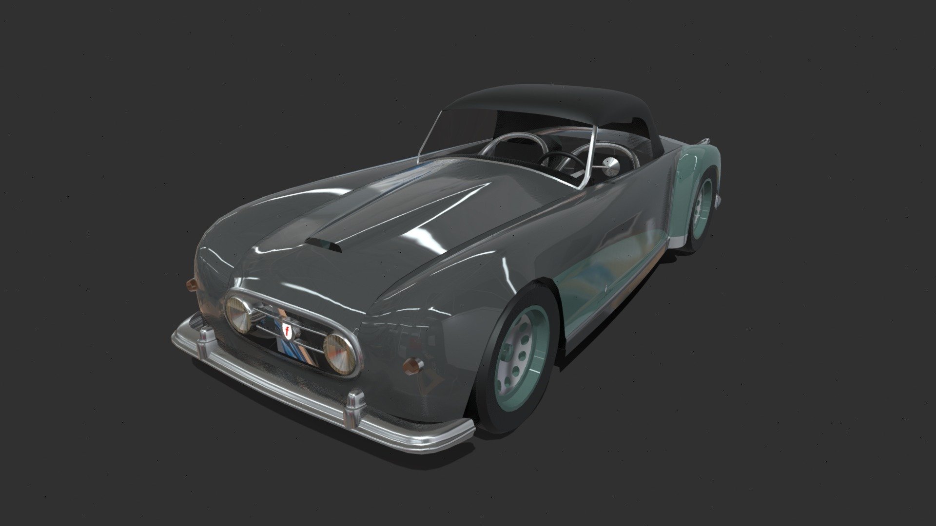 Nash Healey 3000 Farina 3d model