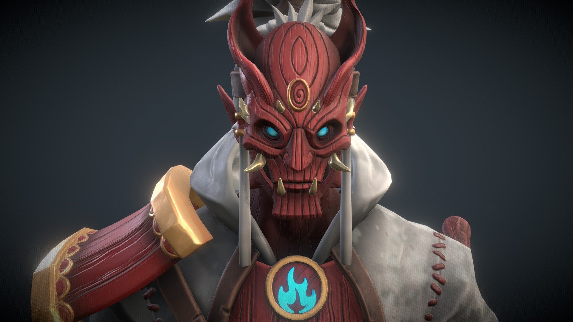 Fire Mystic 3d model