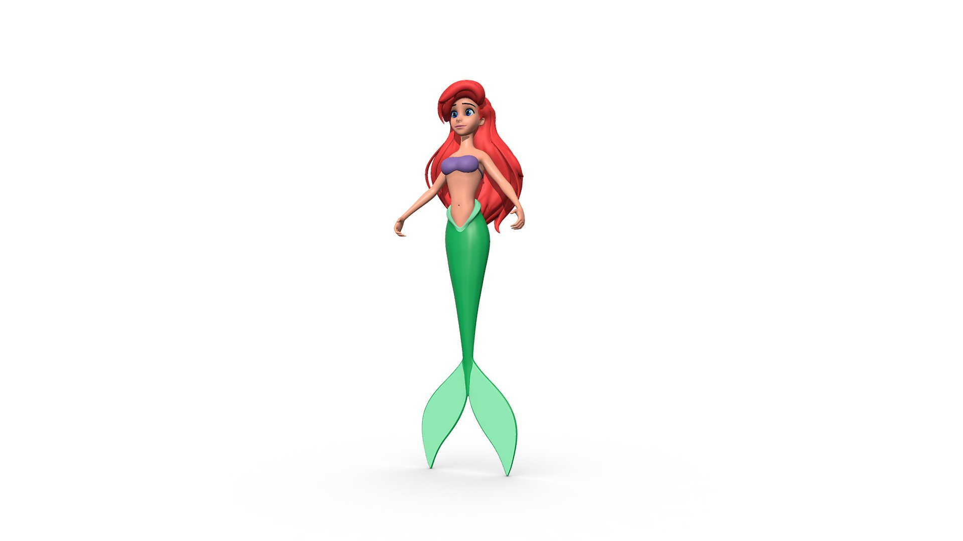 Princess Ariel ( The Little Mermaid ) 3d model