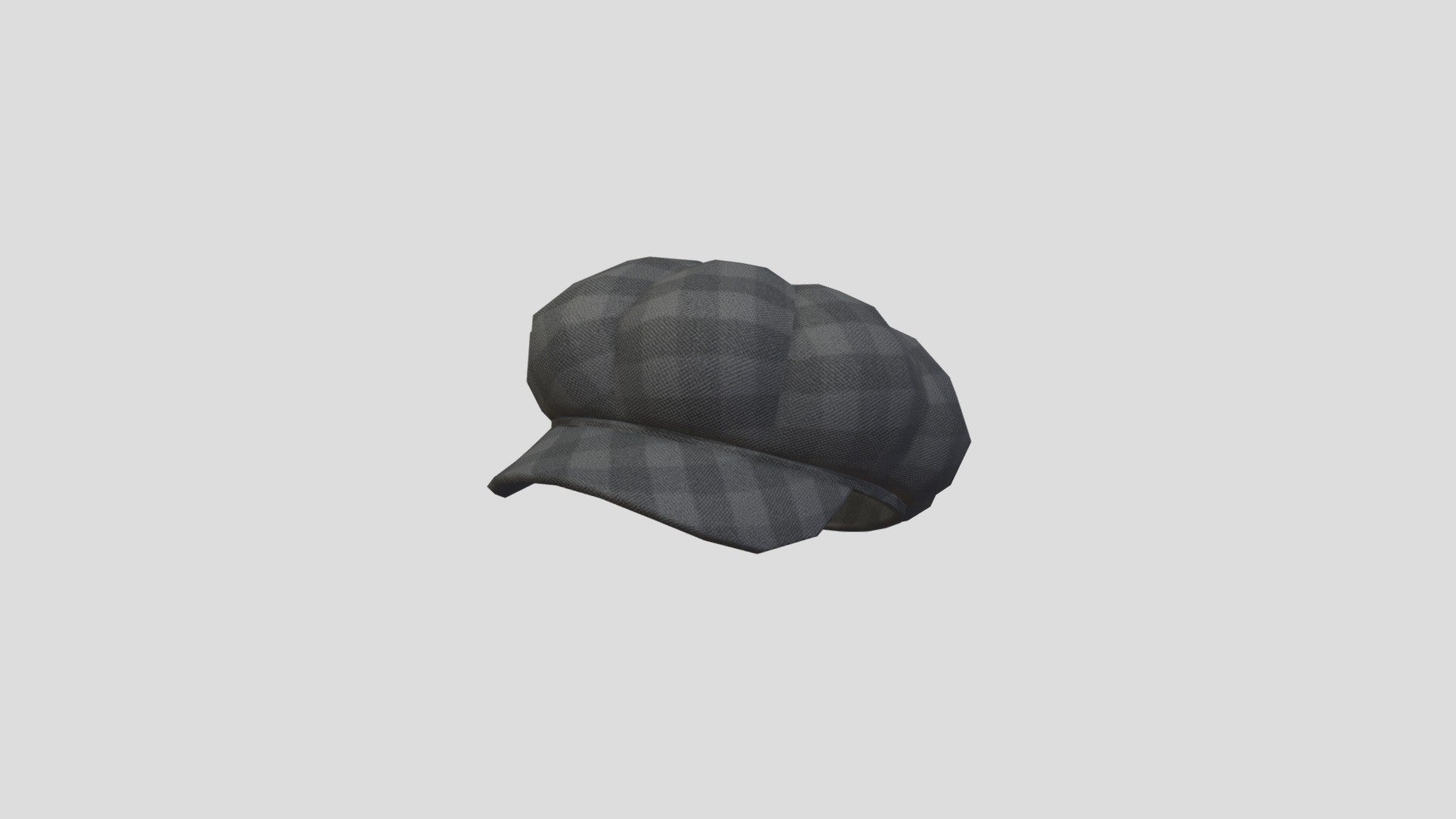 Newsboy Cap 3d model