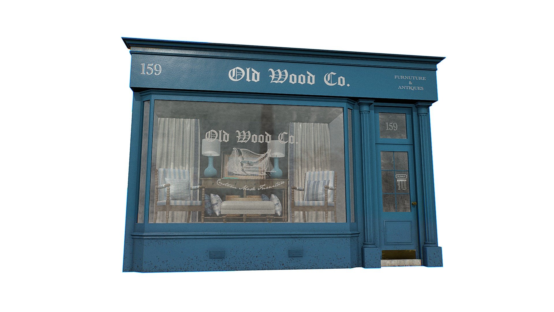 Storefront Facade 3d model