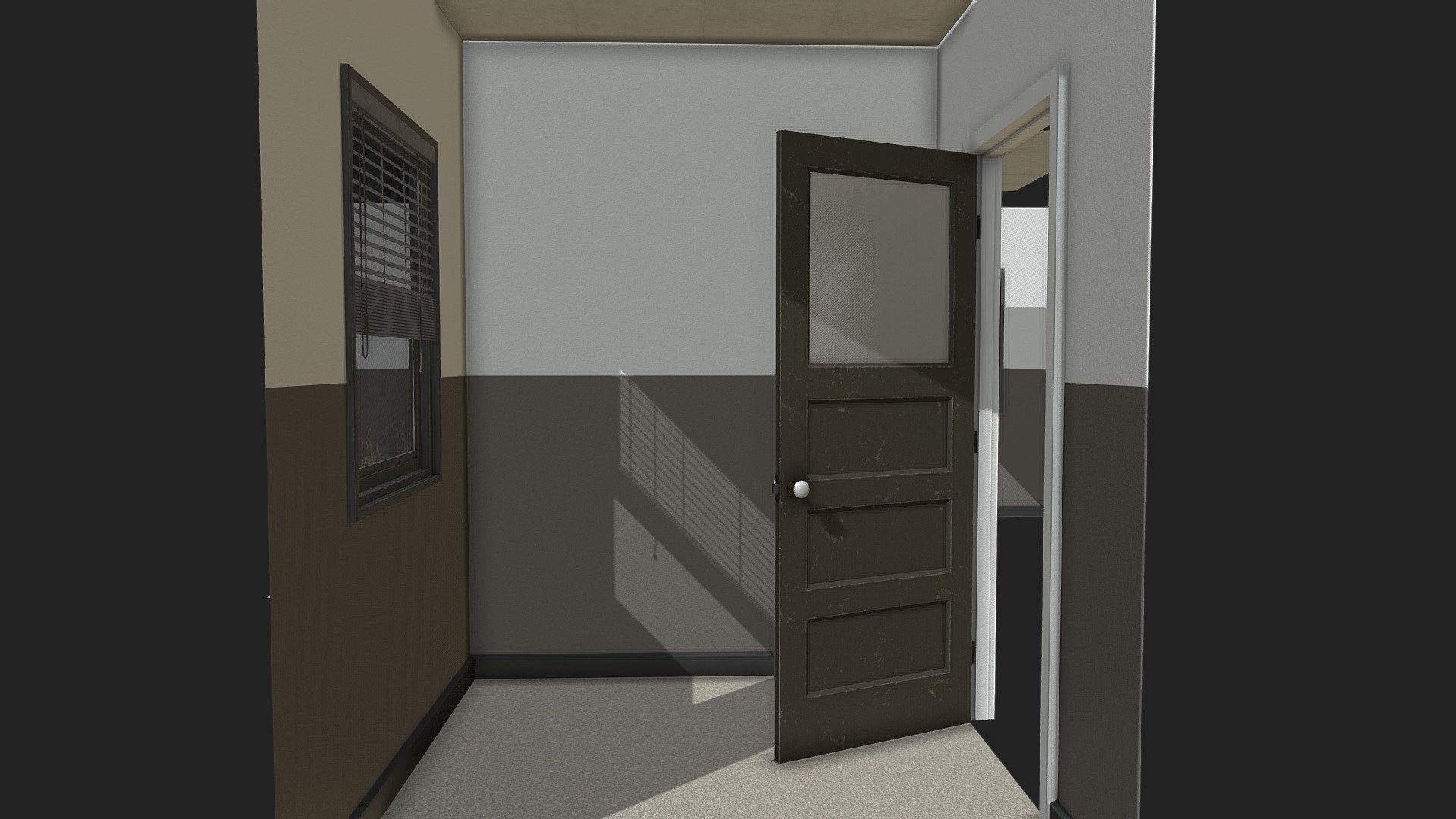 Office Simple Modular Structure 3d model