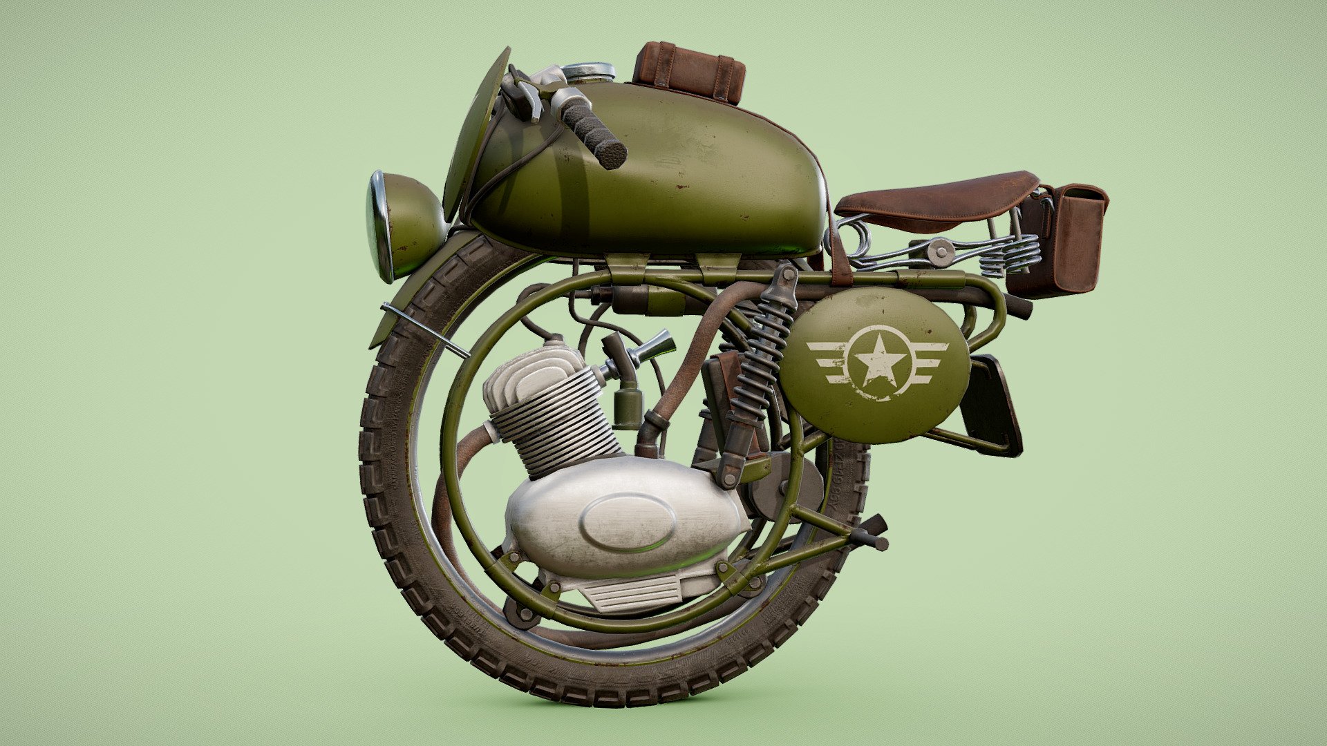 Monobike [derivative] 3d model