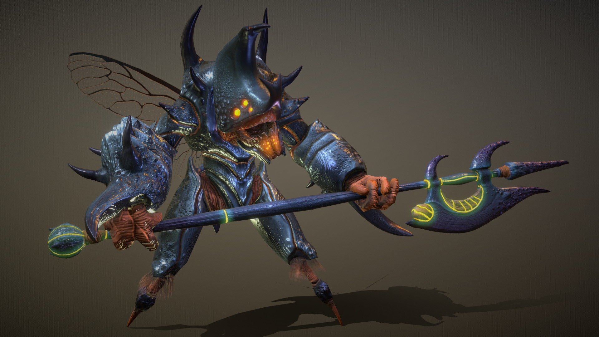 Chitin Honor Guard 3d model