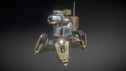 Quadruped Cannon Robot