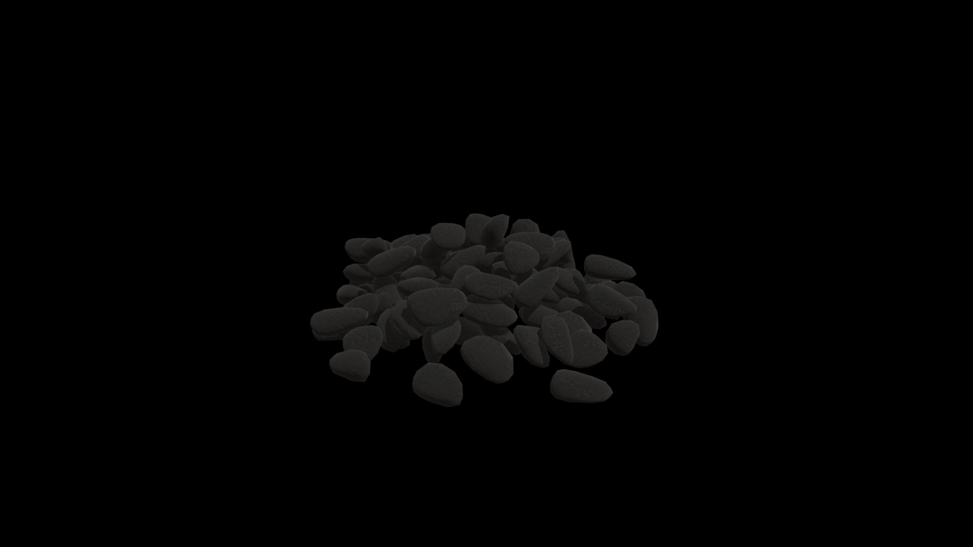 Unlit Coal 3d model