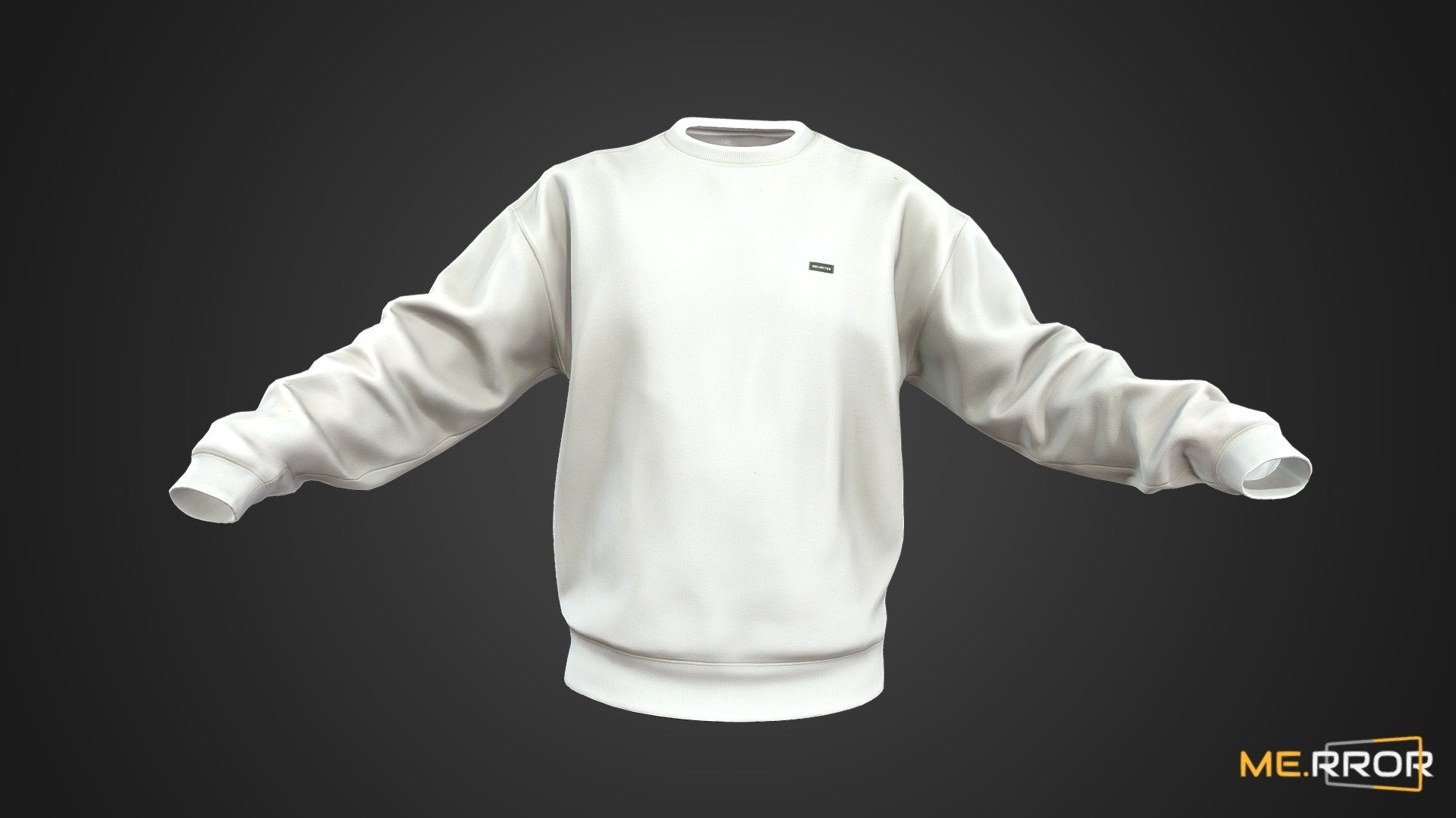 [Game-Ready] Ivory Sweatshirt 3d model