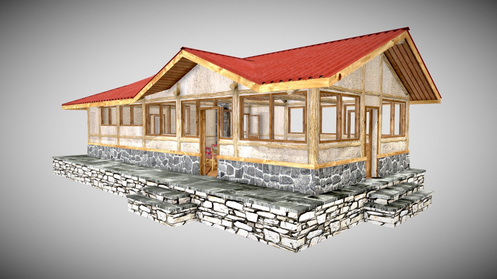 Kasol Camp 3d model