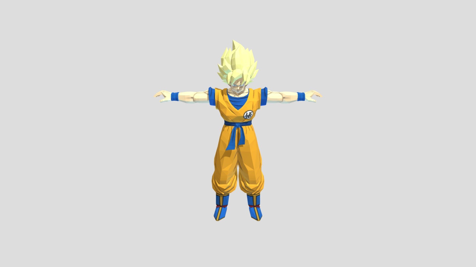 Goku-ssj-blue 3d model