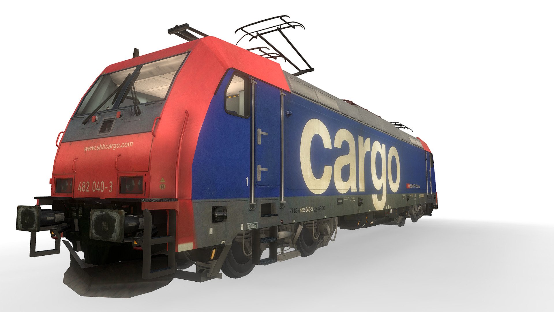 Locomotive Class 185 3d model