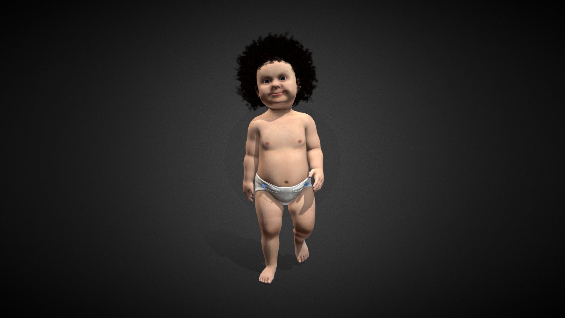 Mr Baby 3D Realistic 3d model