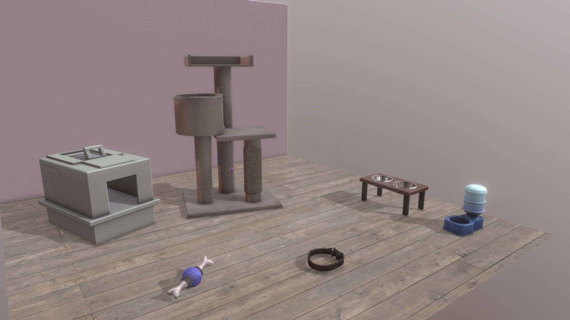 Pet Props 3d model