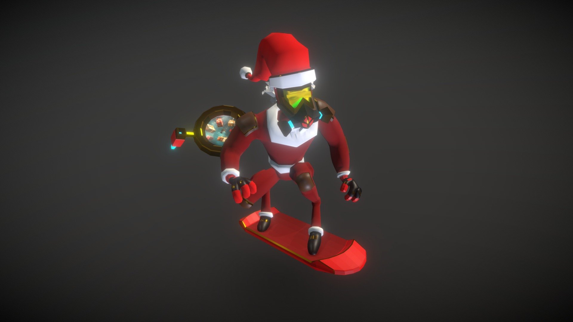 15 Sci-Fi Santa Claus 3d model