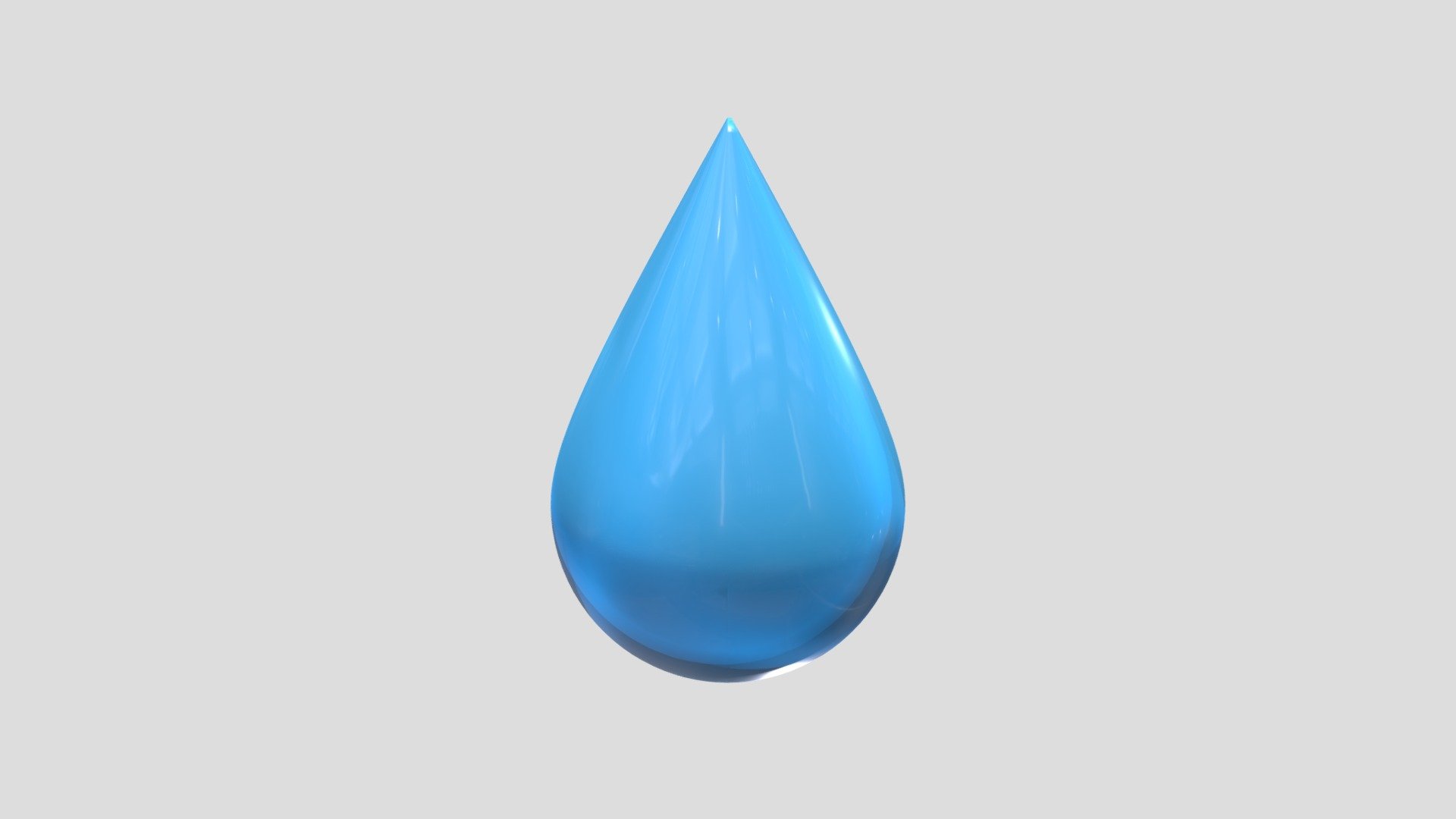 Water Drop 3d model