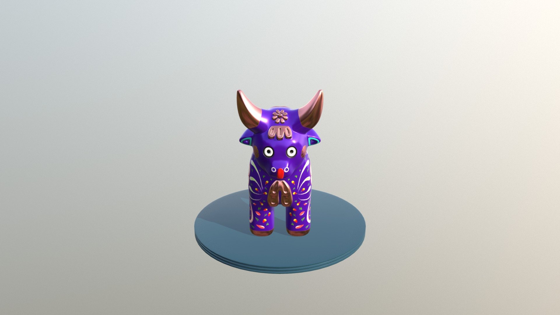 Torito de Pucará 3d model