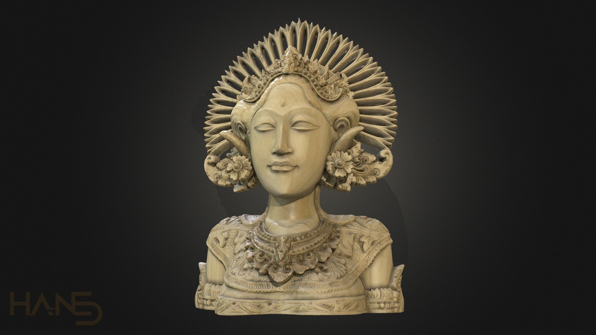 Bali Statue 3d model