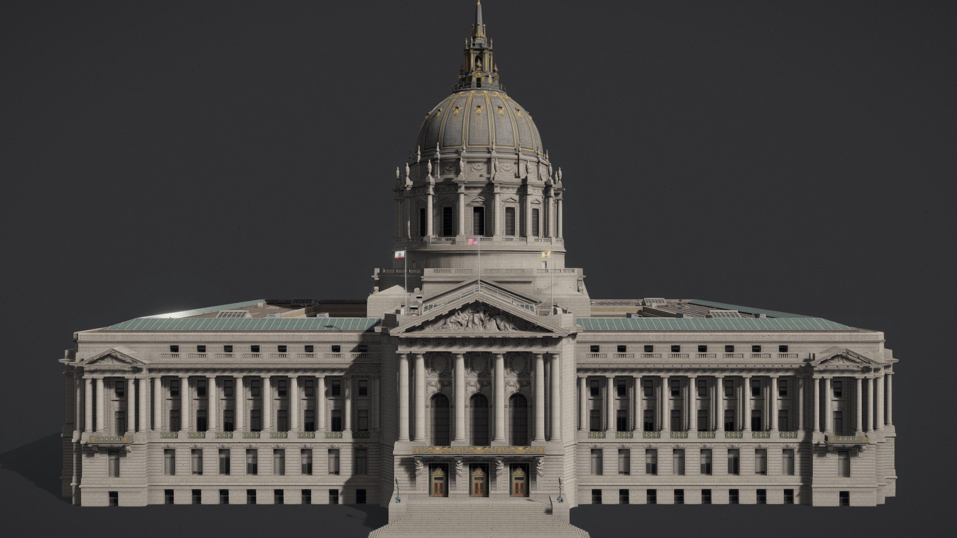 San Francisco City Hall 3d model