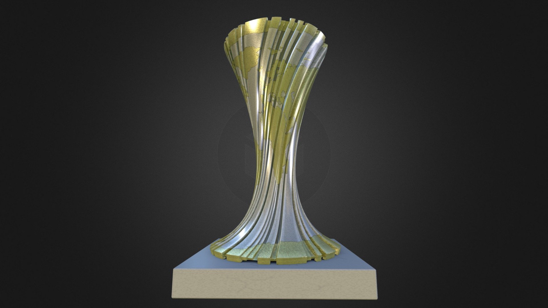 Classic Twisting Cup #soccerfast 3d model