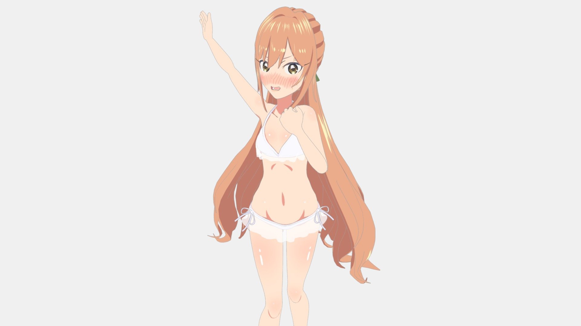 《女友100》院田 唐音(泳裝) Inda Karane(Swimsuit) 3d model