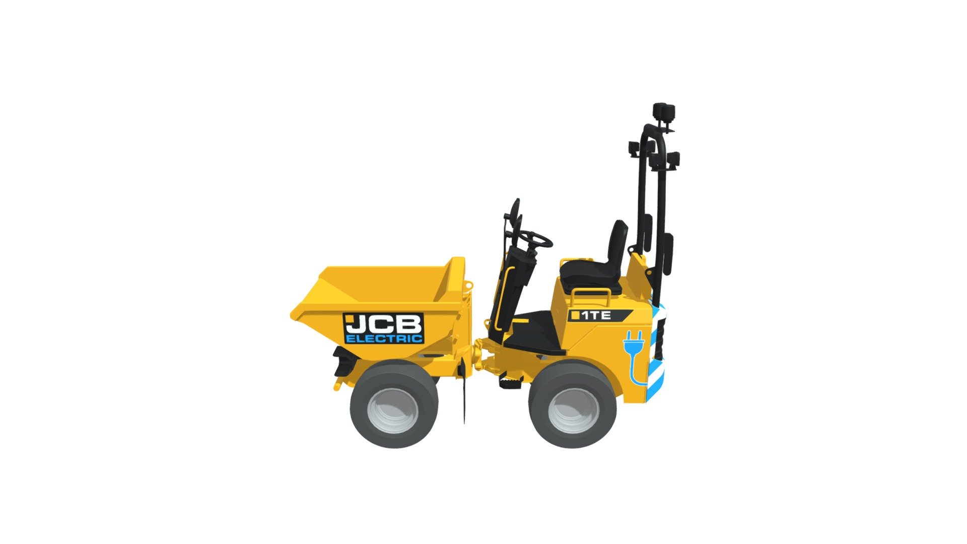 JCB 1T-2E Diesel Dumper 3d model