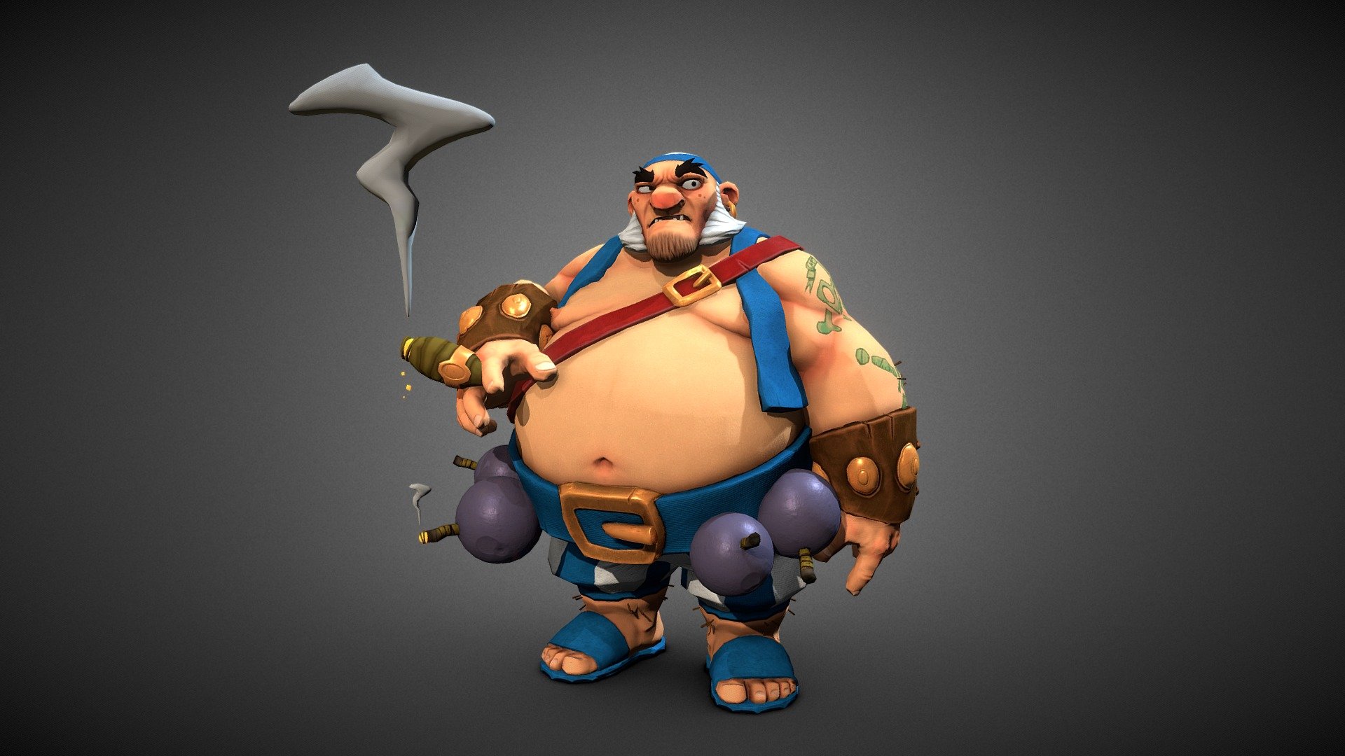 Big boii pirate 3d model