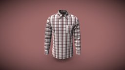 Mens Long Sleeve Slim Fit Basic Shirt