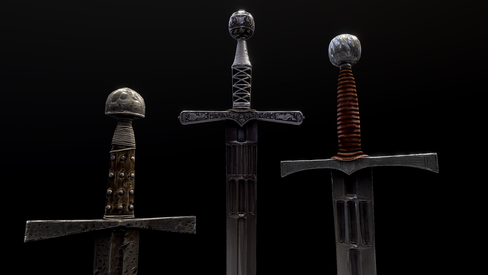 Cross Guard Sword: Sword Skin for Chivalry 2 3d model