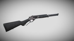 Lever action rifle