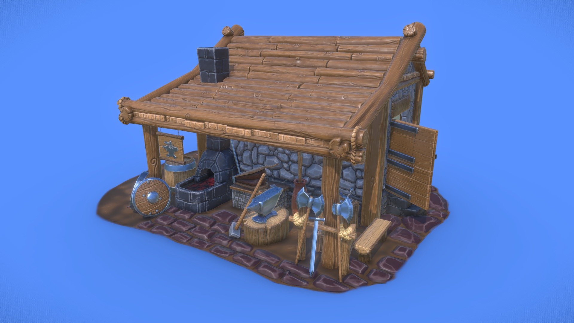 The Blacksmiths 3d model