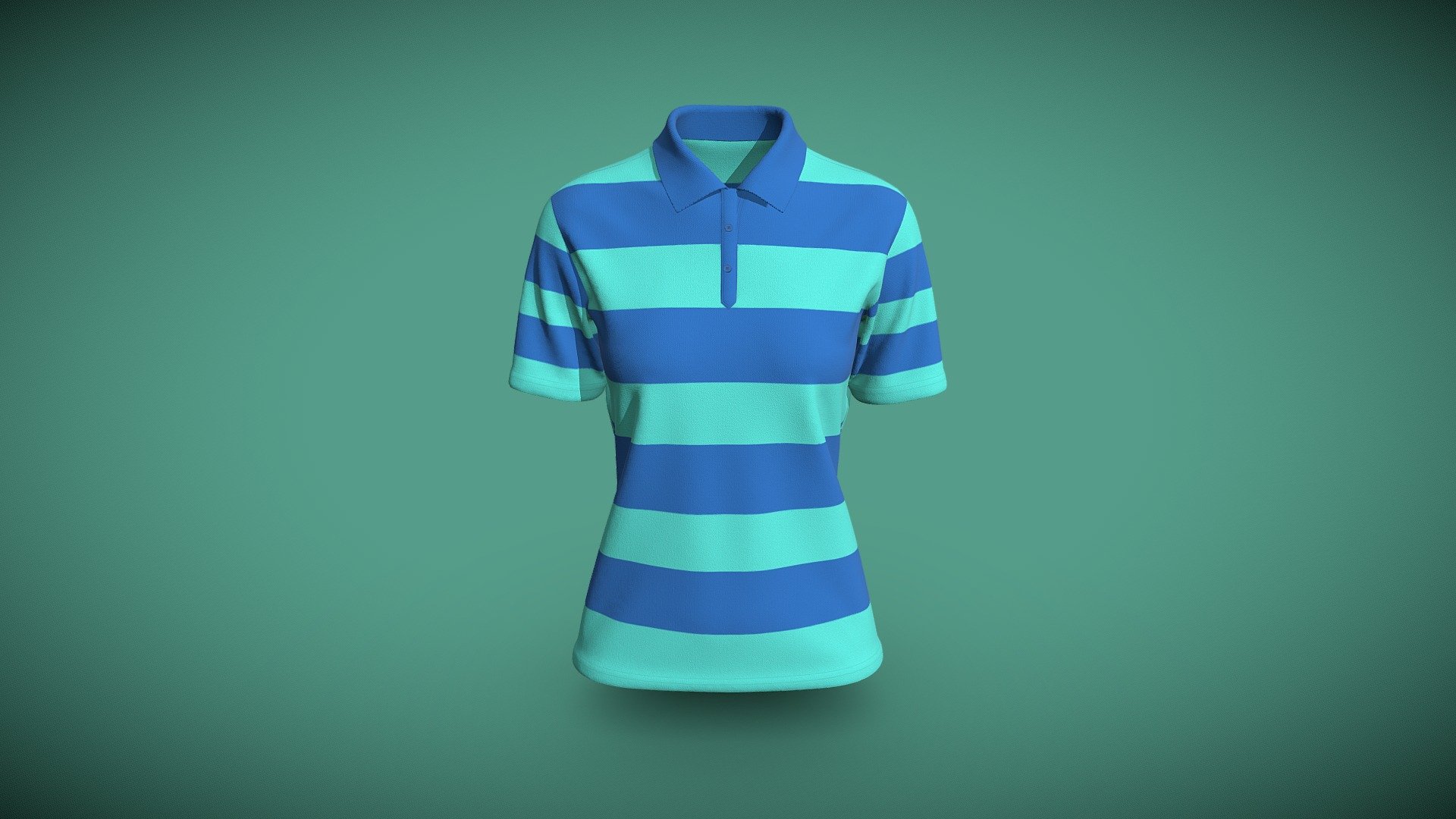 New Polo Design For Women 3d model