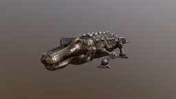 Steampunk Croco Model