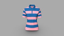 Basic Women Polo Shirt Design