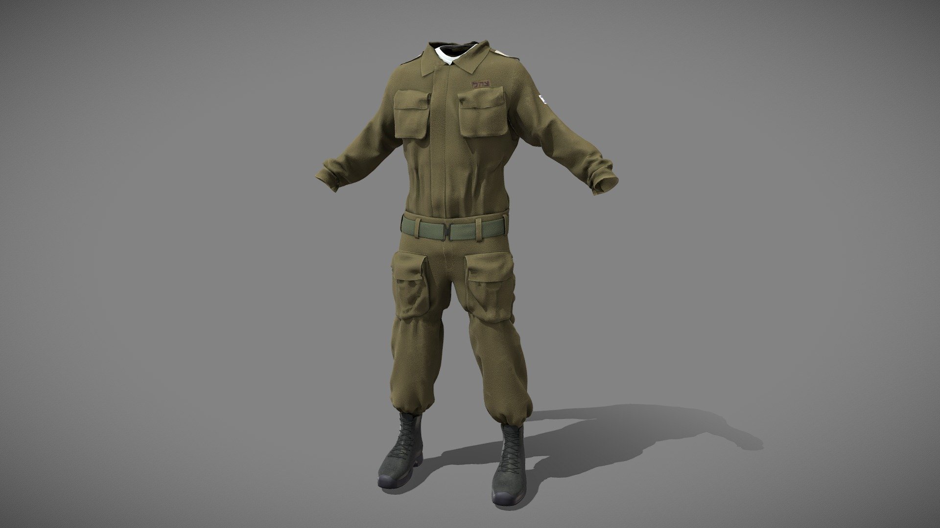 IDF Soldier Uniform 3d model