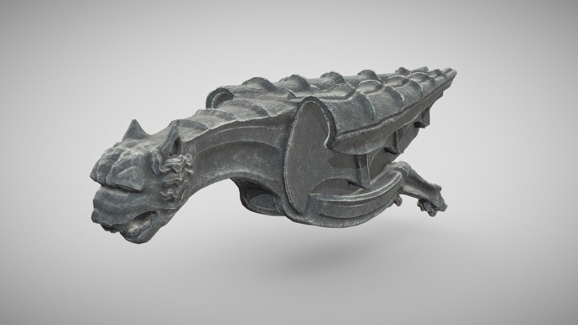 Waterspout Gargoyle "Pteropanther" 3d model