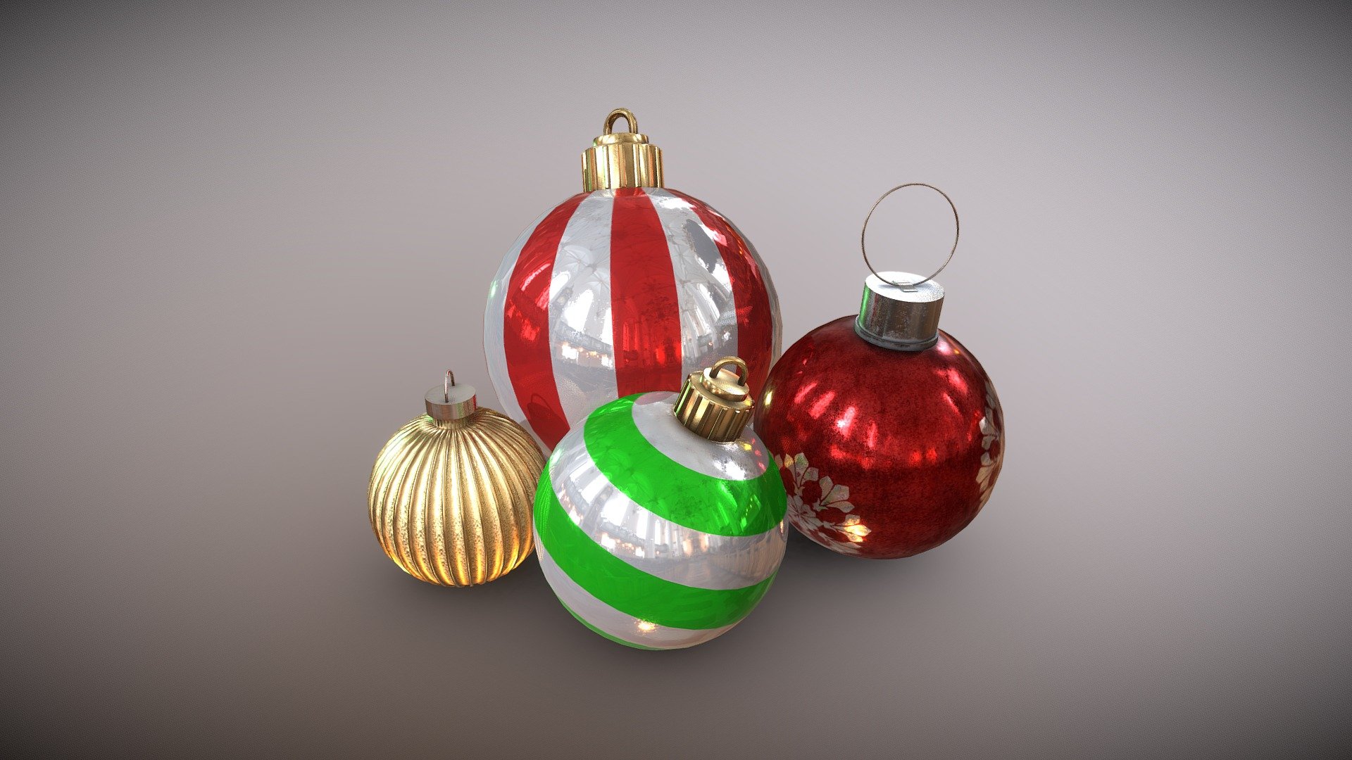 New Years Toys 3d model