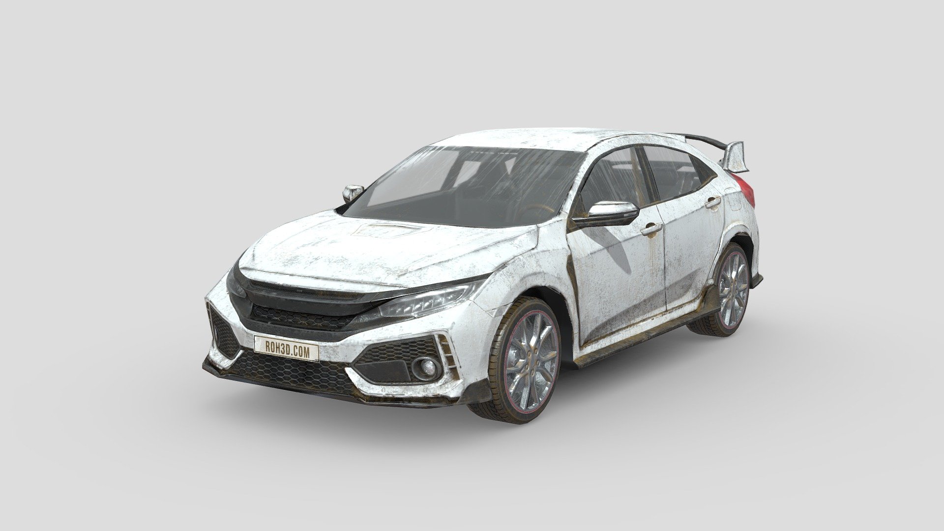 Dirty Car 3d model