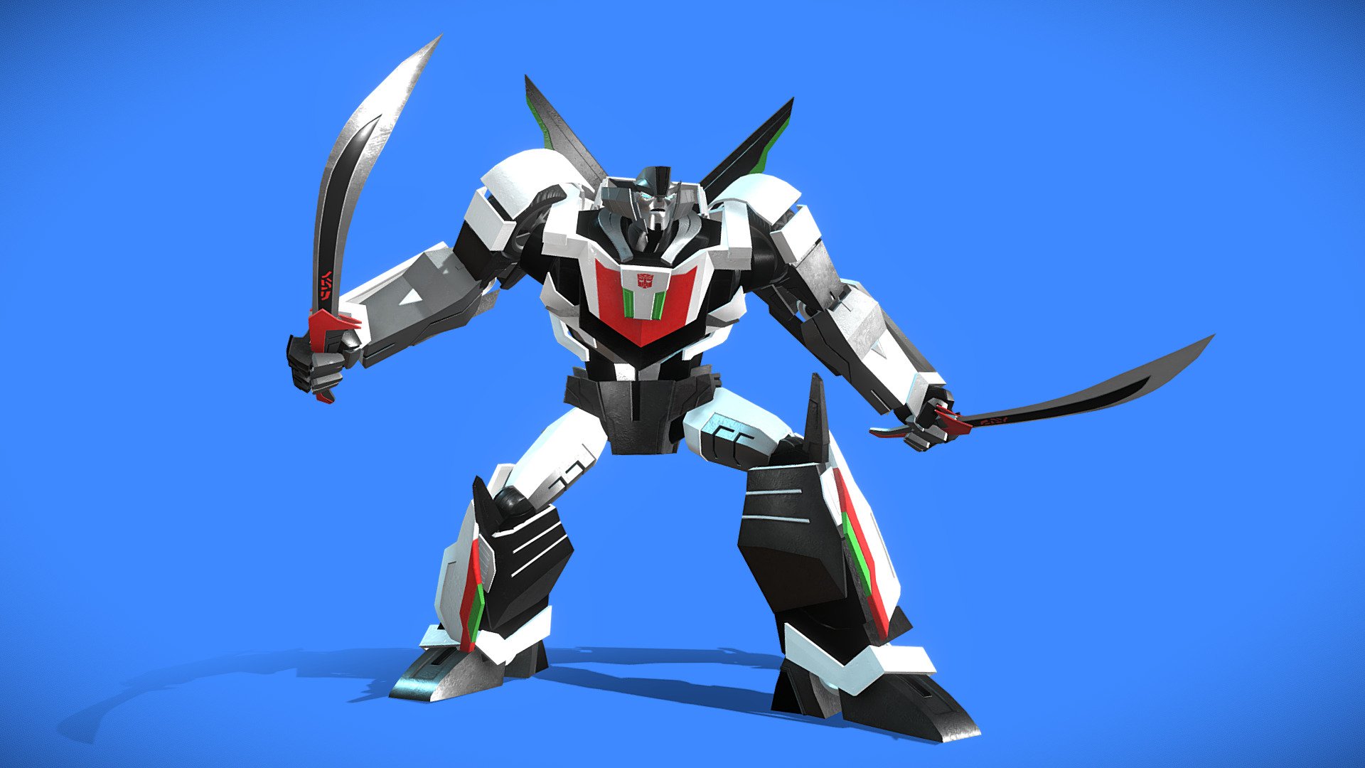 Wheeljack Transformers Prime Rig 3d model