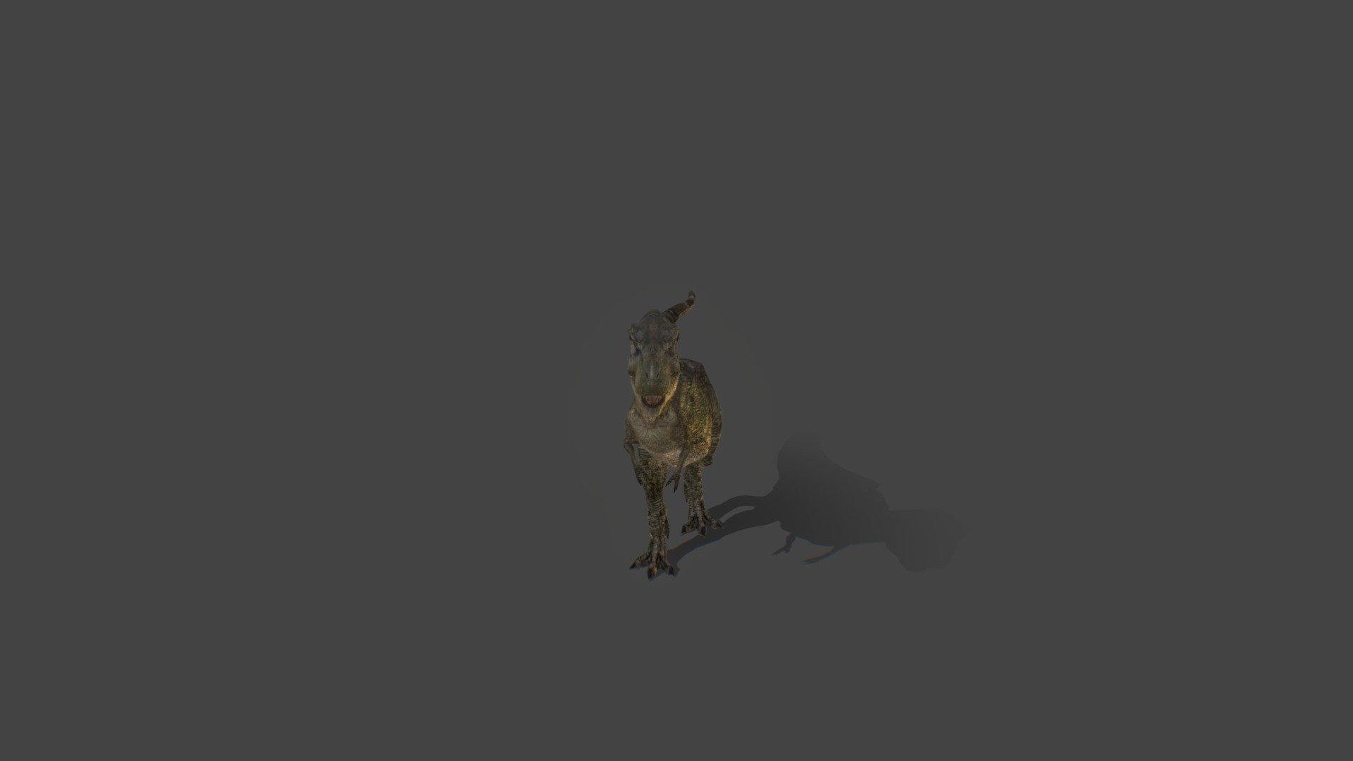 Trex animation sample 3d model