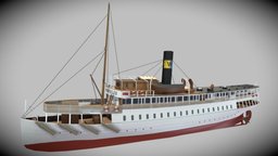 S/S Norrtelje (lowpoly!)