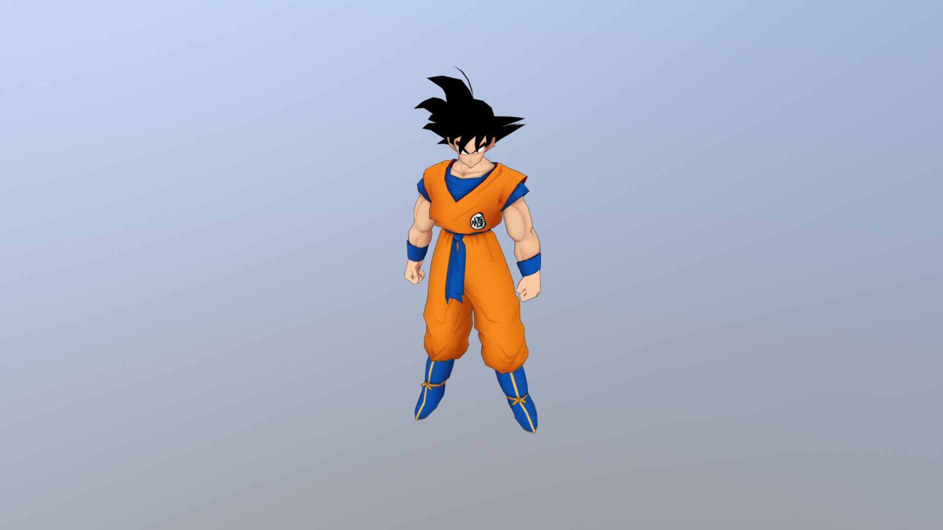 Goku Test Model 3d model