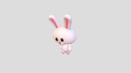 Character055 Rigged Rabbit