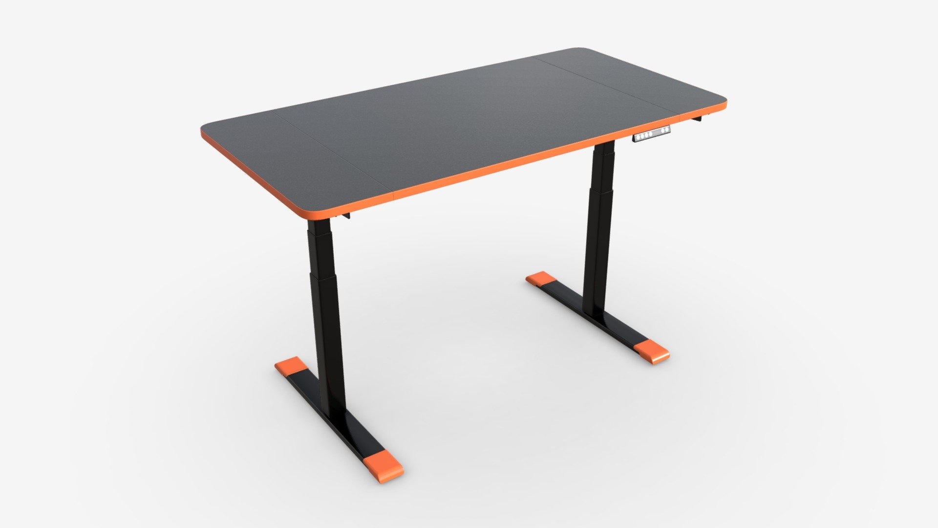 Electric Height Adjustable Standing Desk 3d model