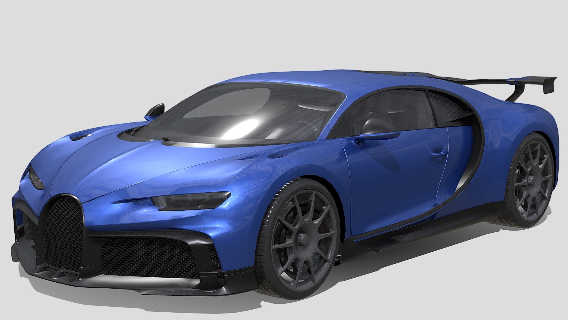 Bugatti Chiron Pur Sport 2022 3d model