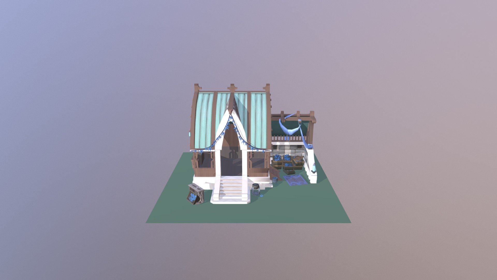 Merchant House 3d model