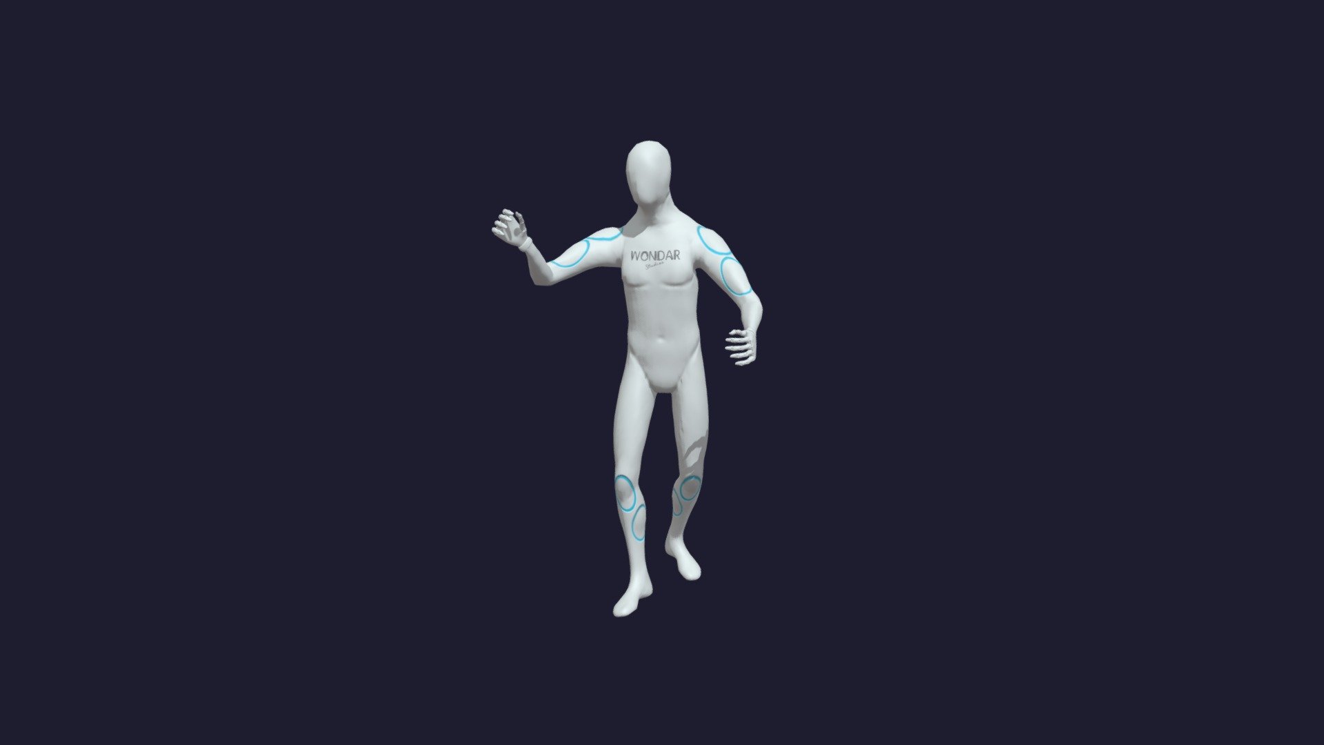 Orchestra conductor 3d model